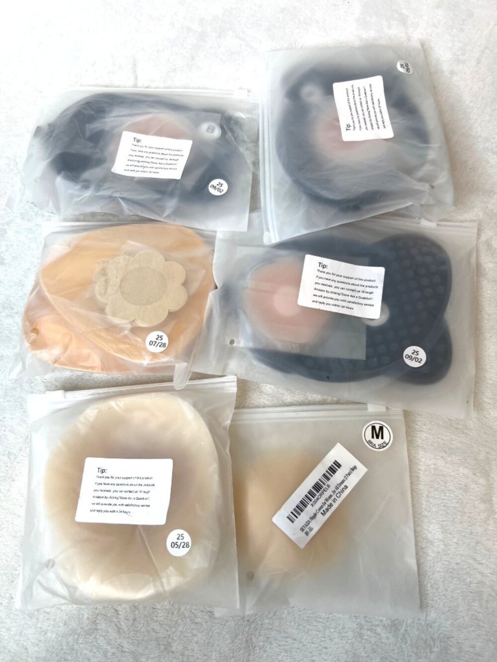Lot‎ 6 Strapless Sticky Push-Up Bras Adhesive Invisible Backless Nipple Covers